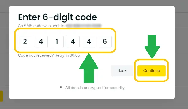exness 登入两阶段短信认证